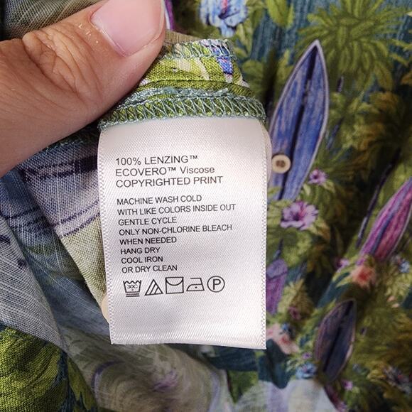 Tommy Bahama Veracruz Cay Surf Shop Camp Shirt Mens XXL Tropical Hawaiian Cool - Picture 5 of 9